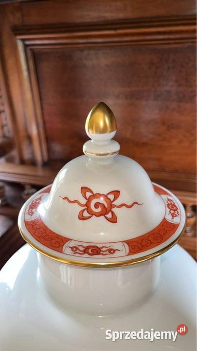 Amfora Meissen Czerwony Smok Ming Red Dragon Gdańsk sprzedam