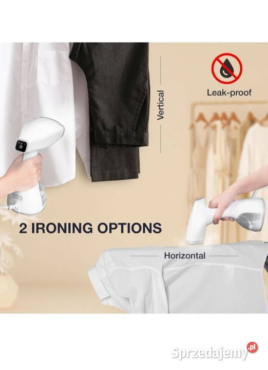 Parownica ręczna do ubrań 1500W Pozostałe Lublin