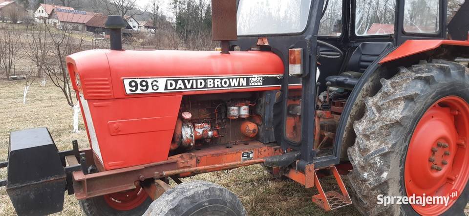 Ciągnik rolniczy David Brown 996 zarejestrowany warmińsko-mazurskie Frączki