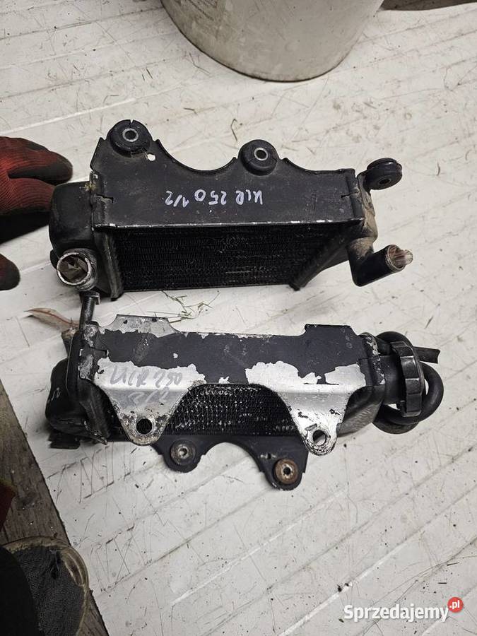 Kawasaki klr 250 chłodnica lewa prawa chłodnice dolnośląskie