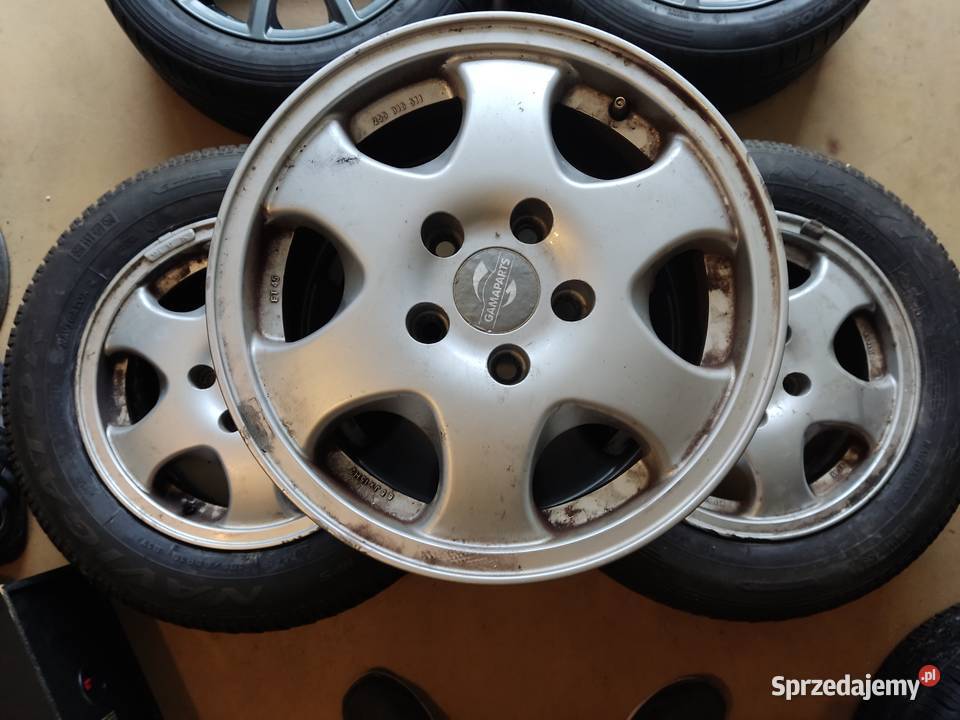 4 felgi 5x112 Gammaparts z 2 oponami Samochodowe Lublin