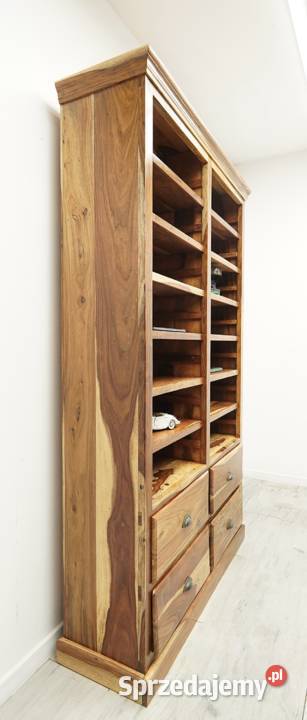 Stylowy regał z litego drewna palisander Jerka sprzedam