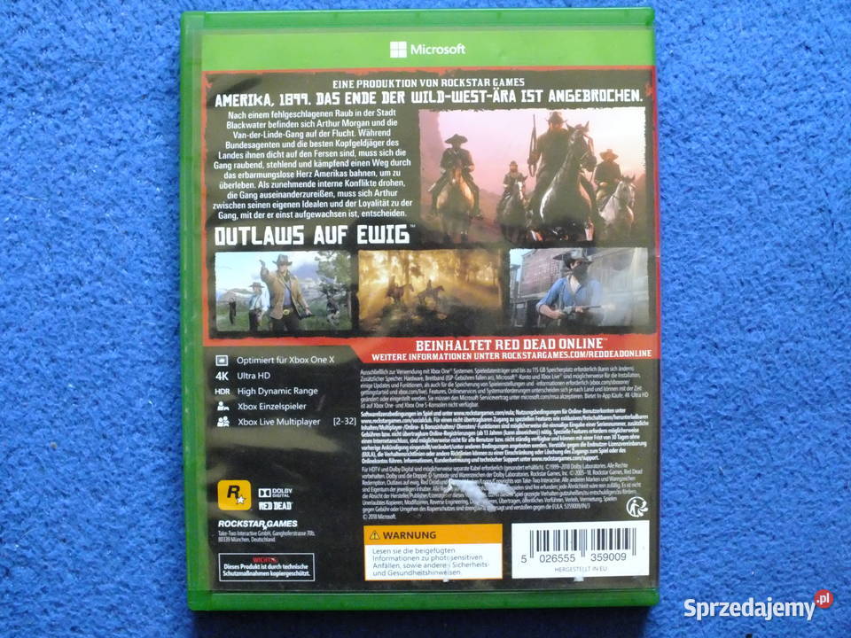 Sprzedam grę Red Dead Redemption2 Xbox One