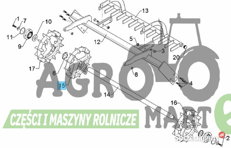 4239010 423 9010 PIERŚCIEŃ WAŁU CROSSKILL Wichrów