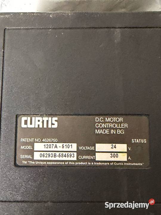 Sterownik CURTIS model 1207A5101 06293B584593 Antonie
