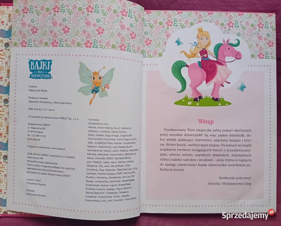 Małgorzata Białek Bajki dziewczynek Greg 2017 r Koźminek