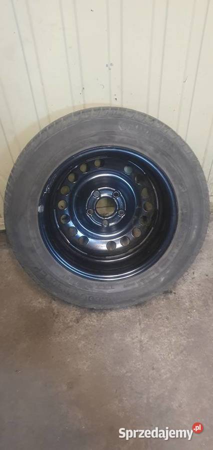 1x 15 5x110 19565 R15 felga stalowe opona lato