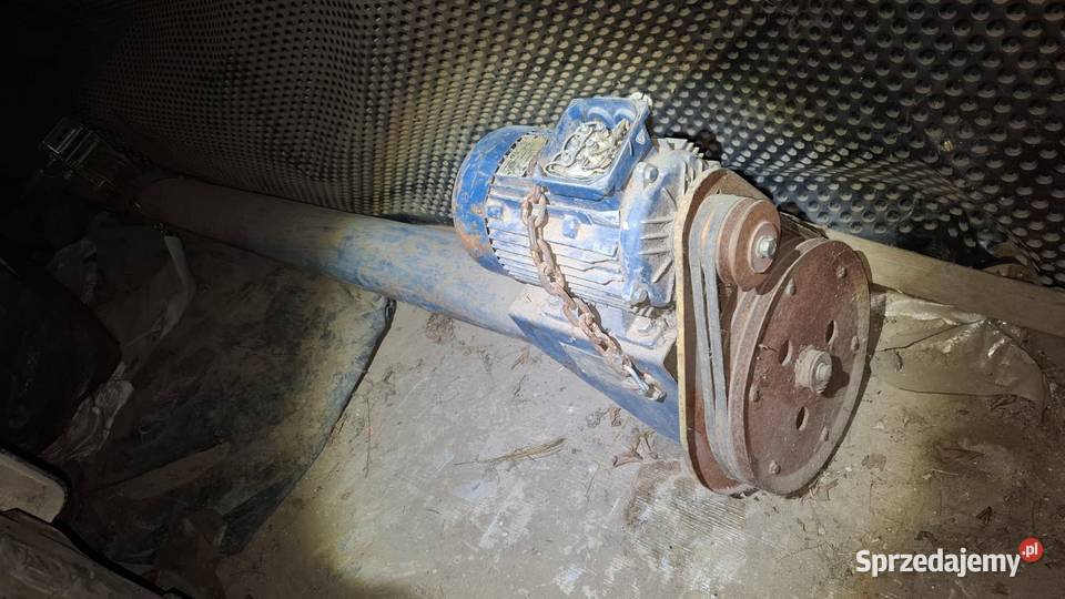 Żmijka do zboża MAGROTEX fi 150 7m Silnik 22 kW nieuszkodzony Taśmociągi i podajniki Piotrowice