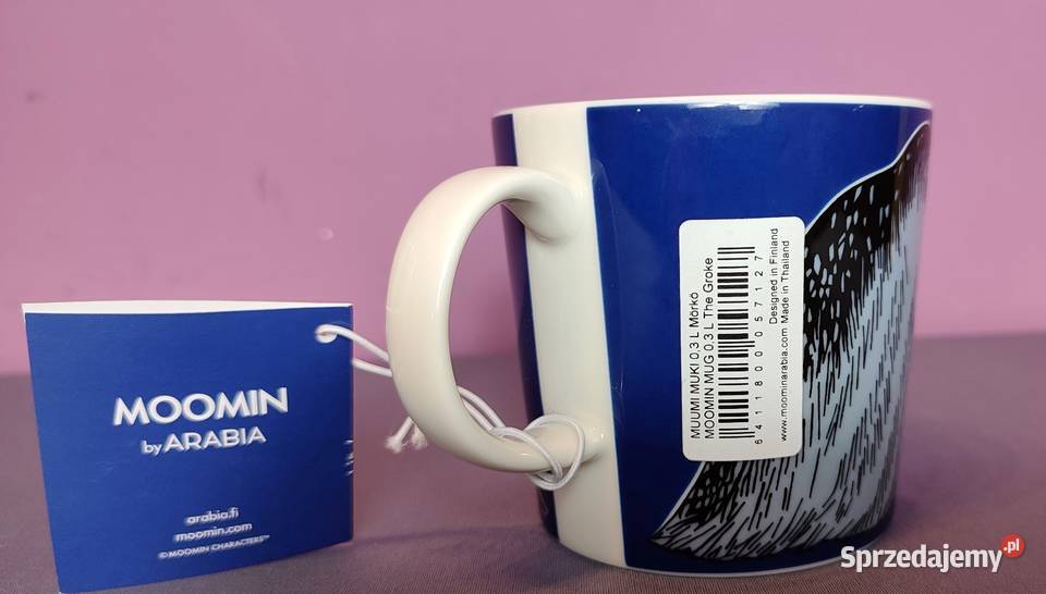 MUMINKI kubek Moomin Arabia Finland z naklejką i Jasień sprzedam