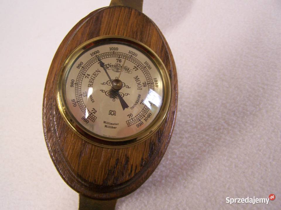 Stylowa stacja pogodowa z WestGermany barometr Koszalin sprzedam