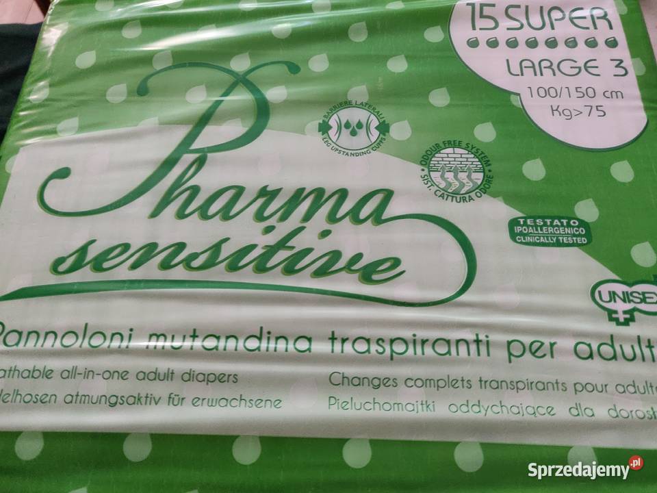 Pampersy Pieluchomajtki L dorosłych Warszawa