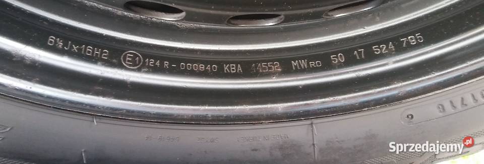 Koła Zimowe Ford 16 5x108 Et50 Opony MS 2055516 Opony i felgi zachodniopomorskie Dolsk sprzedam