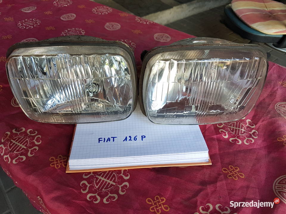 Reflektor FIAT 126P oryginał Wesem H4 osobowe Biała Podlaska