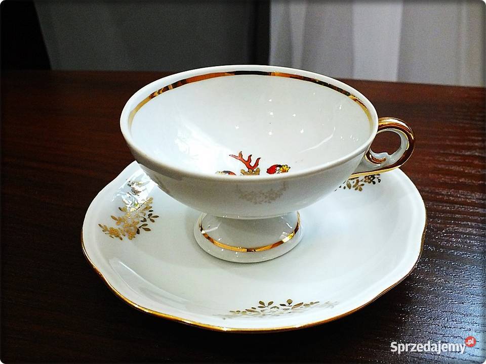 Mała Filiżanka z herbem spodek TURYNGIA