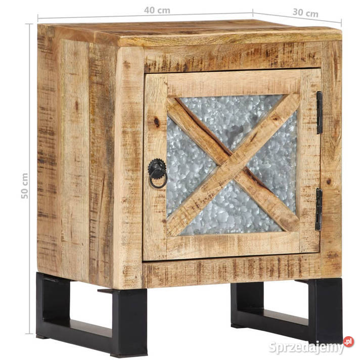 Szafka nocna 40x30x50 lite drewno mango WM282759