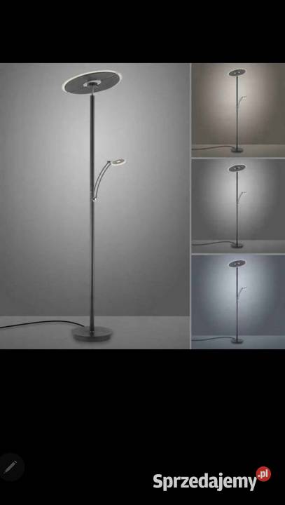 Lampa Podłogowa Paul Neuhaus Led Artur Czarna Lampy podłogowe Parzynów