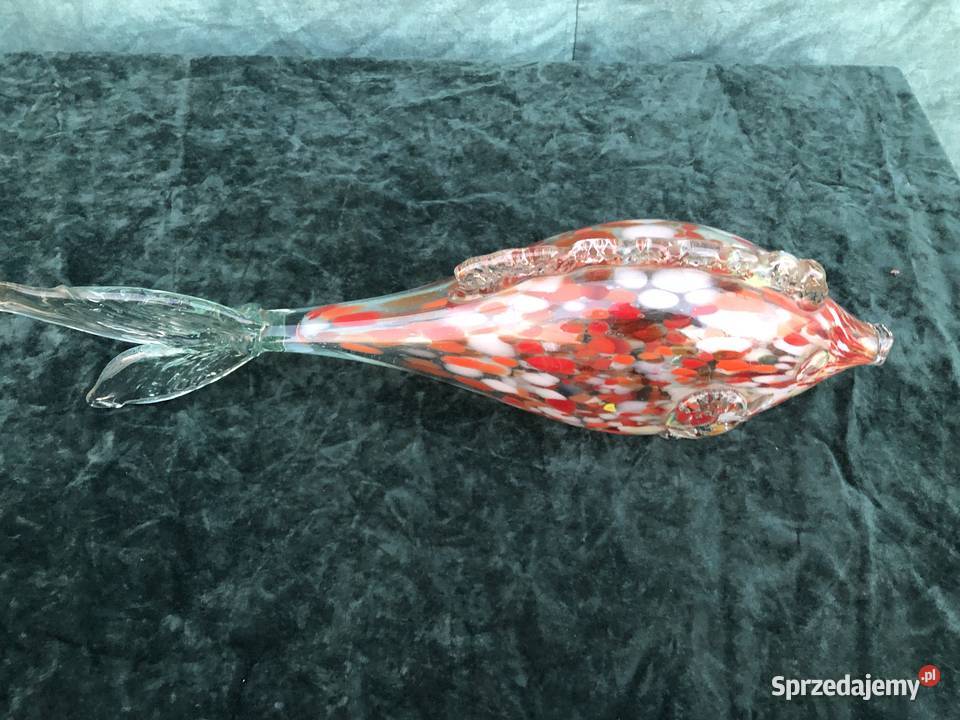 PRL ryba szklana Łowicz