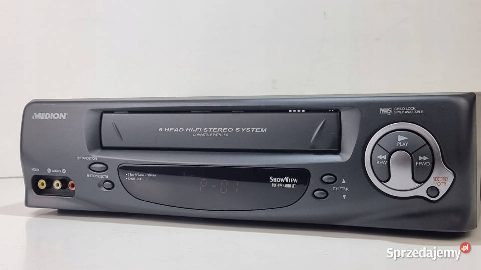 Medion Video VHS 6 głowic MD 2845 MD2845 Międzychód