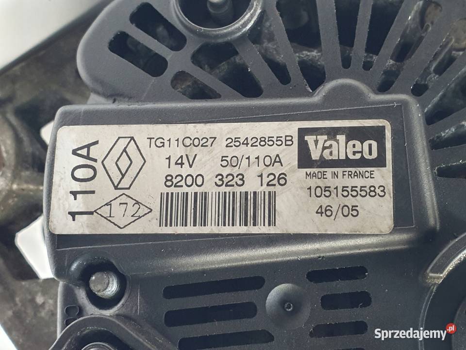 ALTERNATOR Renault Scenic II 16 16V valeo lubelskie Chełm