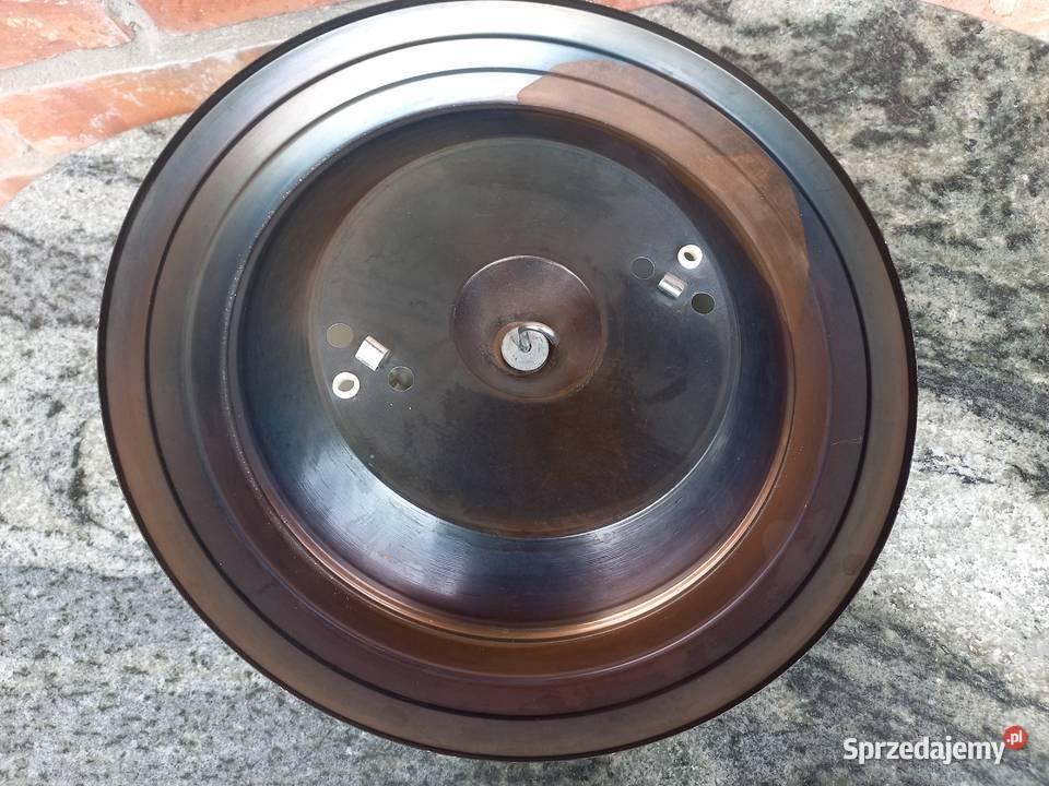 Plafon mosiężny ze szklanym kloszem Lampa Gawroniec