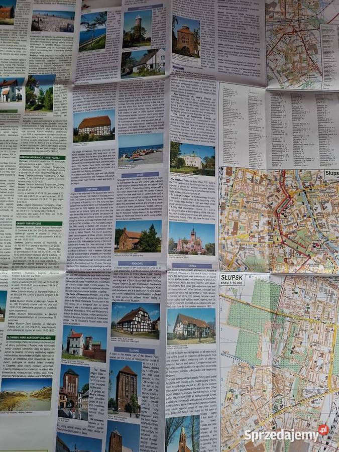 Wybrzeże Bałtyku UstkaDarłowo 150 000 mapa ISBN 9788388201752
