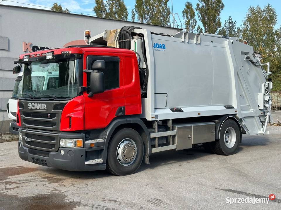SCANIA P320 śmieciarka Joab 15 m3 waga Nowiny sprzedam