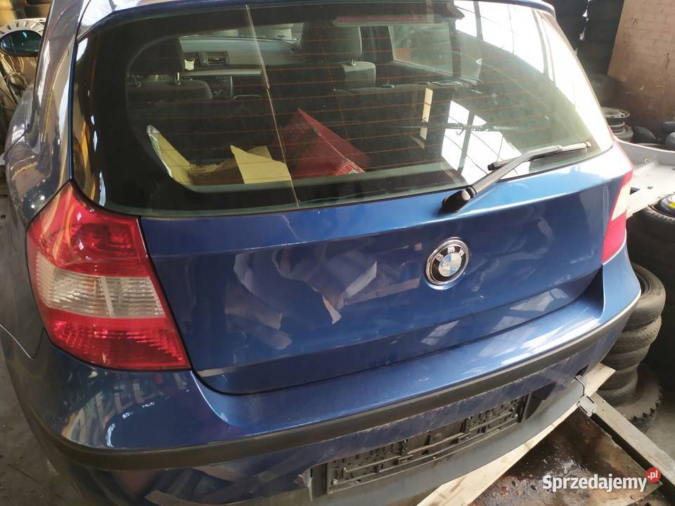 TYLNA KLAPA BAGAŻNIKA BMW E87 2005 5D A19 Rudziniec