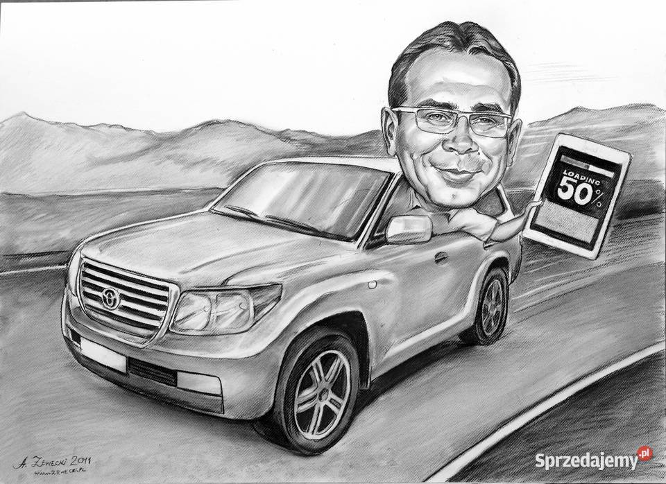 Karykatury karykatura na zamówienie ze zdjęć na Kultura i Rozrywka Kraków