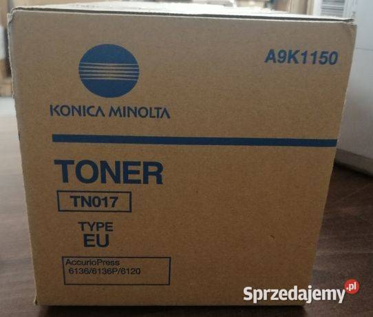 Tonery oryginalne TN017 do Bizhub press 6120 śląskie Bytom sprzedam