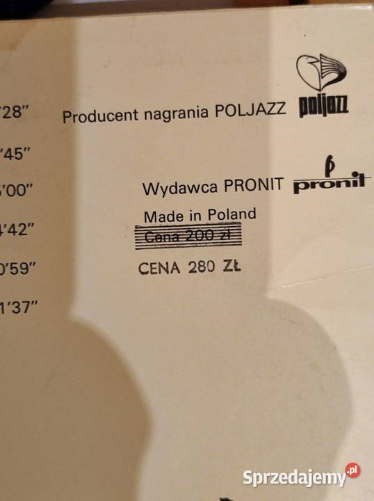 1982 Maanam O Kora Jackowski Stańko Płyta Kielce