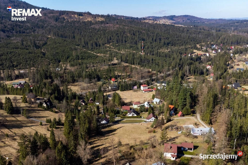 Dwie działki z widokiem na Rachowiec Beskid Sprzedaż sprzedam