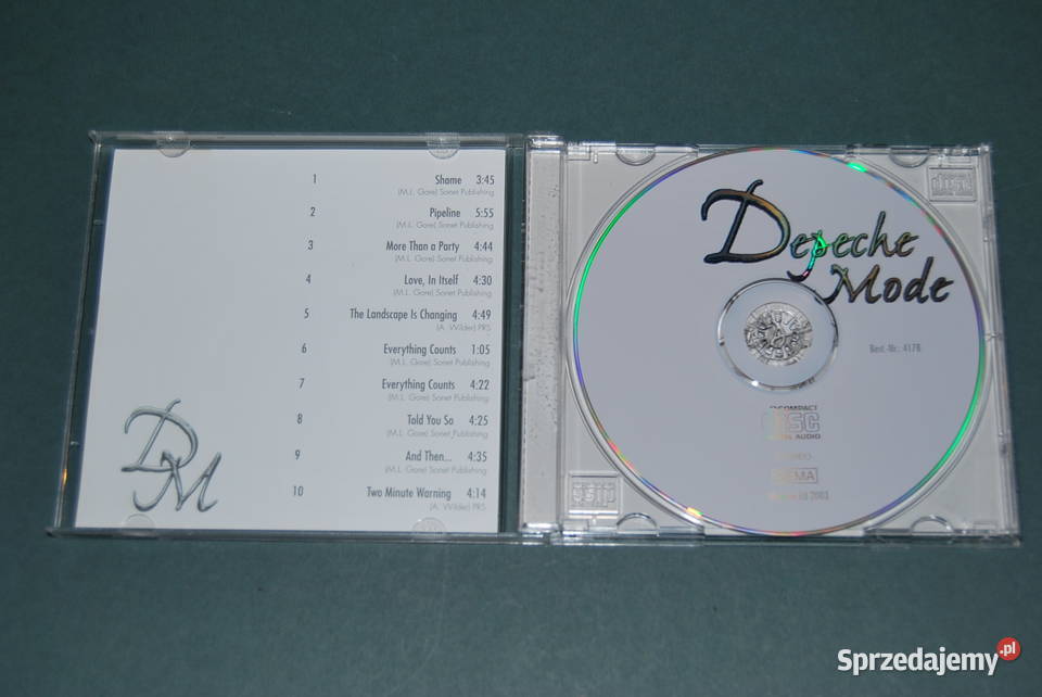 Depeche Mode Shame CD Warszawa
