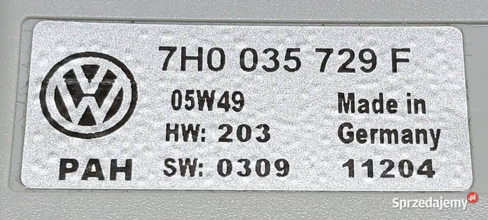 MODUŁ STEROWNIK TELEFONU VW T5 MULTIVAN 04 Mielęcin