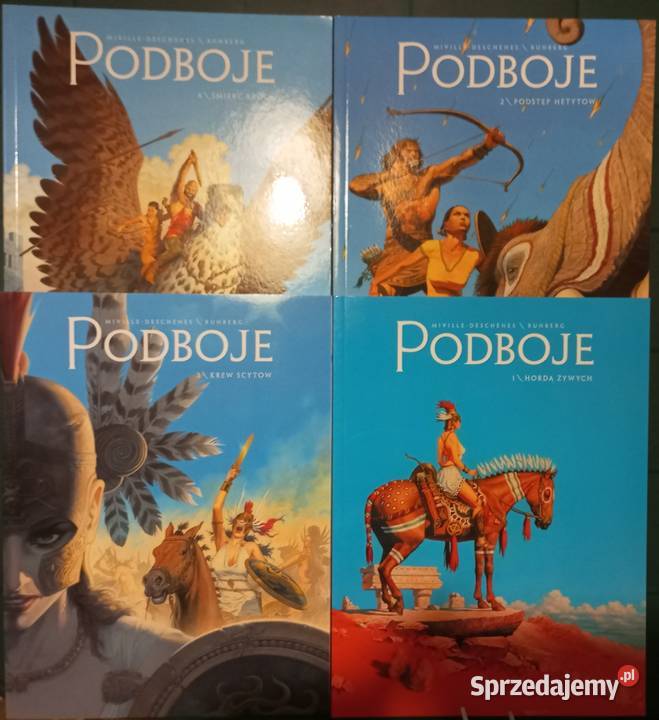 4x komiks Podboje tom 1 Horda żywych Egmont Rzeszów