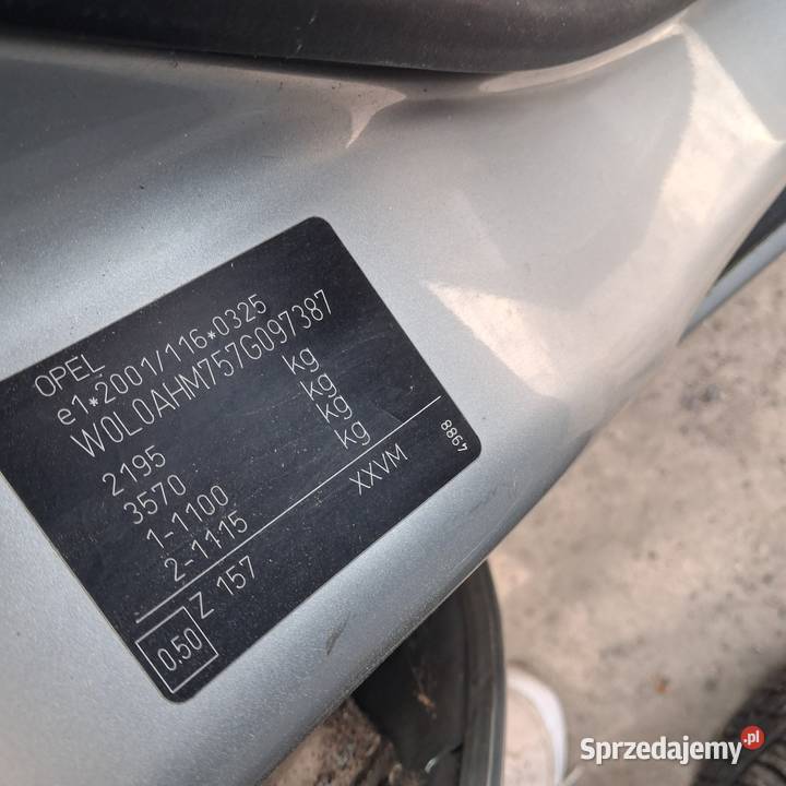 Opel Zafira B Maska pokrywa silnika Z157 Tomaszowo sprzedam