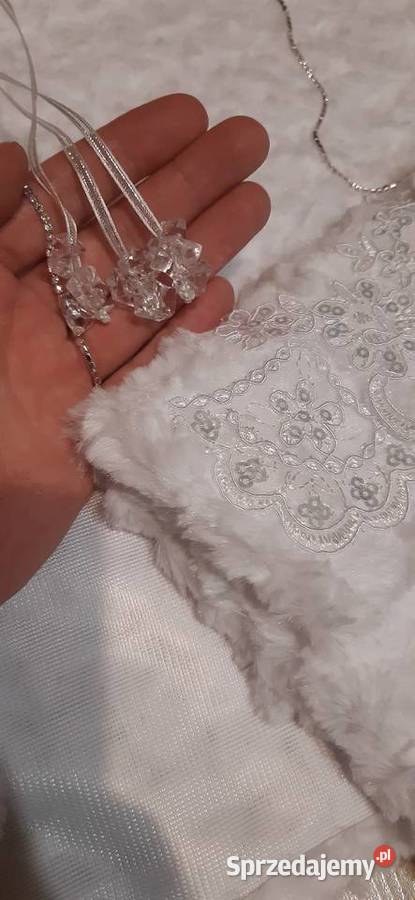 Pelerynka komunijna z torebką sprzedam