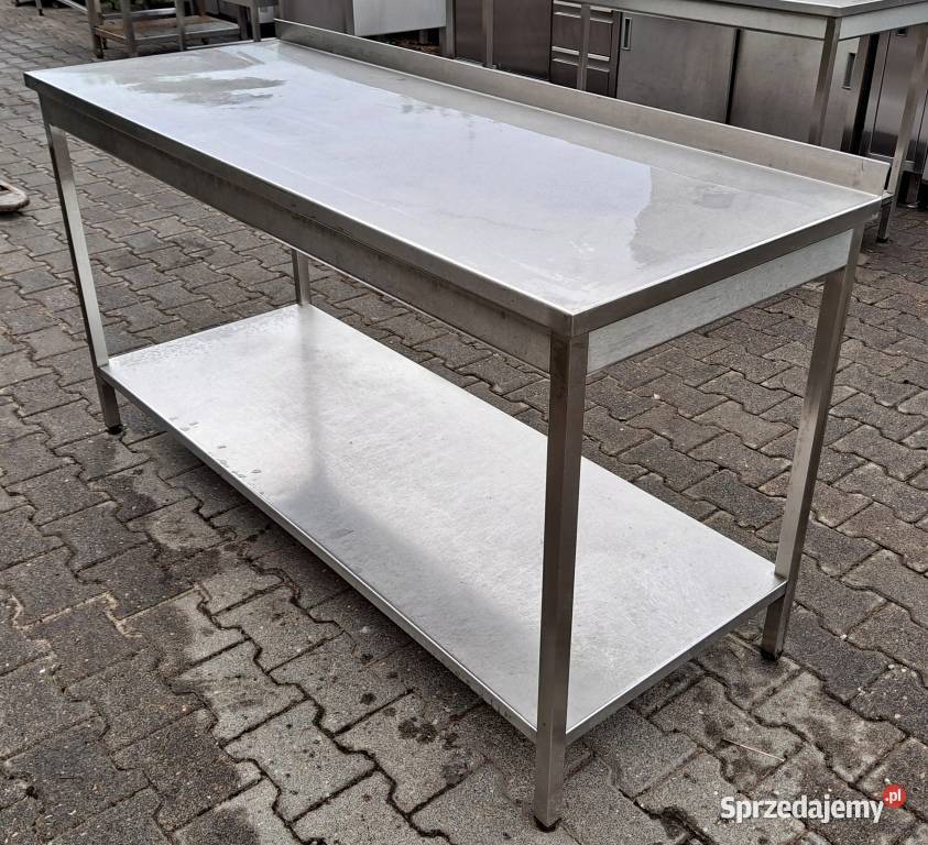 STÓŁ GASTRONOMICZNY Z PÓŁKĄ 1606085 M1791N Nowe Skalmierzyce