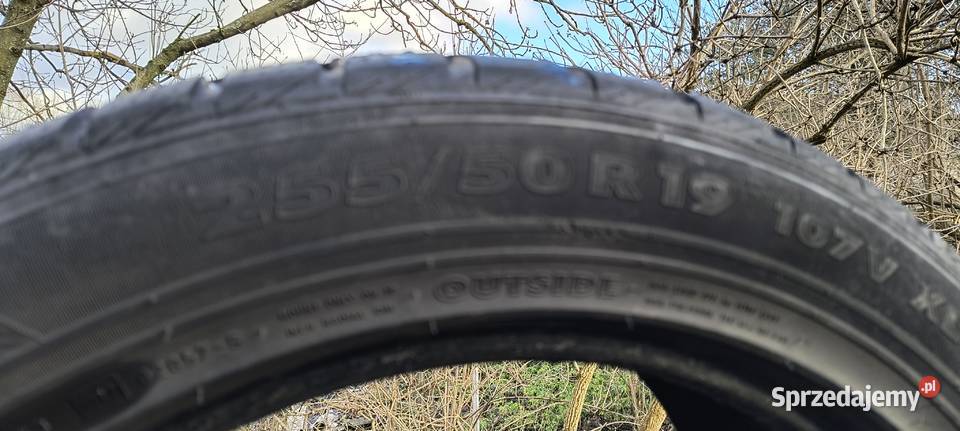 Opony zimowe Nokian 25550R19 19cale Samochodowe Lubomierz sprzedam