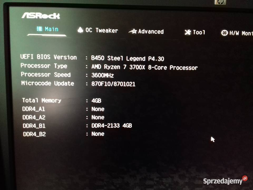 AMD Ryzen 7 3700X zawiesza Windows 8x36GHz AM4 kujawsko-pomorskie Bydgoszcz