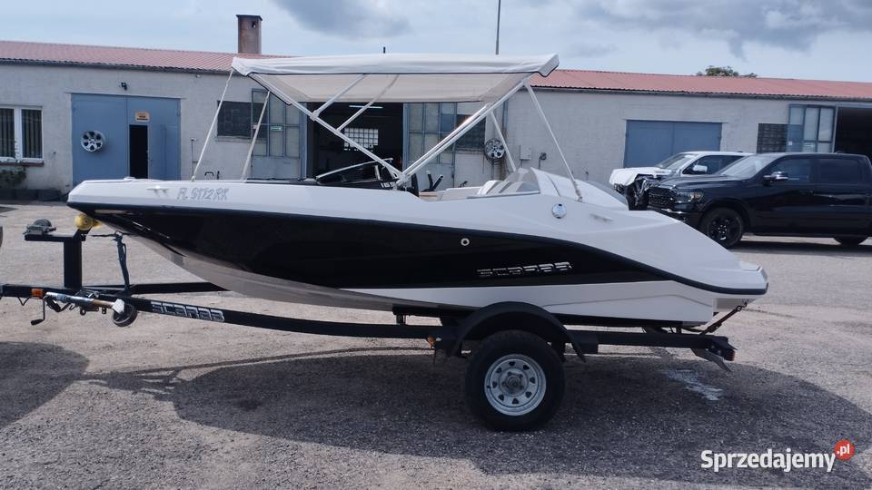 Łódź motorowa Scarab 165 ROTAX z przyczepą Kiełpinek