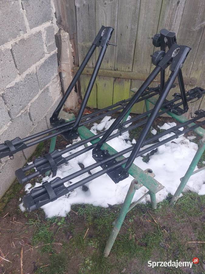 3 Bagażniki Rowerowe THULE na Dach Samochodu Zagrodno