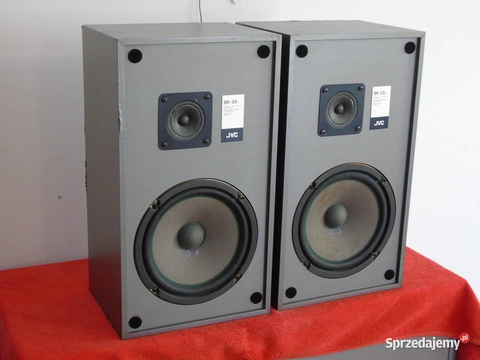 Kolumny JVC SK33s Vintage 8 ohm WYSYŁKA Słuchawki i głośniki podkarpackie