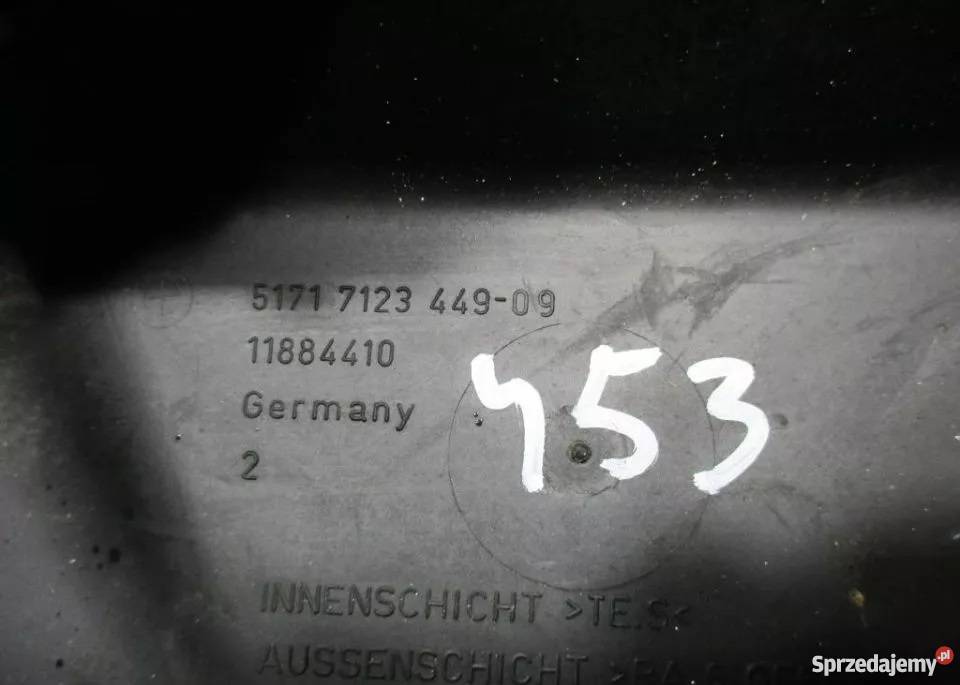 BMW E93 OSŁONA ZAŚLEPKA SILNICZKA WYCIERACZEK Nowy Tomyśl