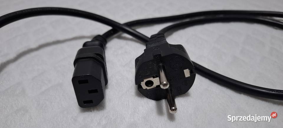 Przewód kabel zasilania zasilający do komputera Czeladź