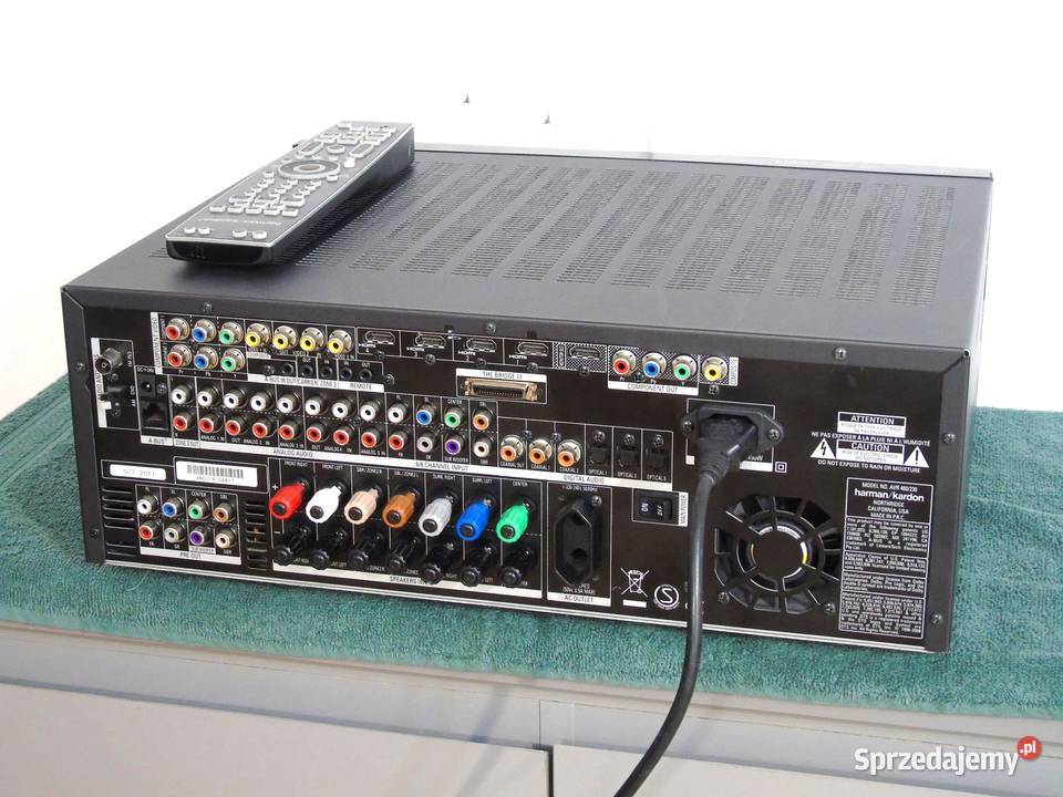 Amplituner Harman Kardon AVR 460 71 z pilotem Jasło sprzedam