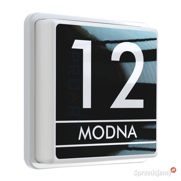 LED PODŚWIETLANA tabliczka adresowa numer domu Tablice i numery Warszawa