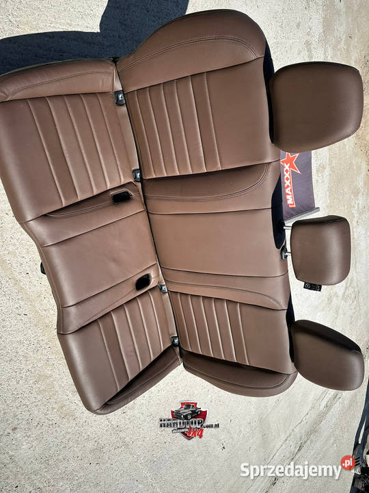 FOTELE Oryginalne Zestaw Skóra KOMPLET Mercedes Pasłęk