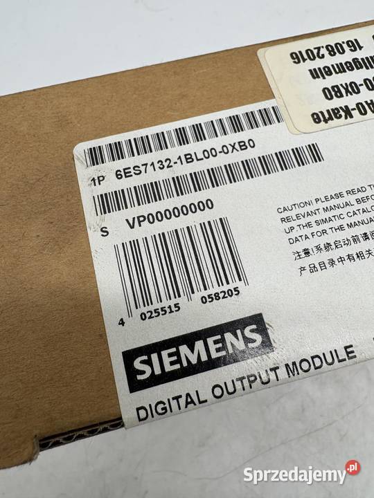 Siemens 6ES7 1321BL000XB0 DO Module mazowieckie Warszawa