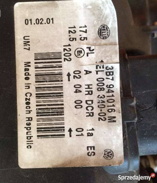 VW passat b5 fl lampy przednie xenony lampy przednie warmińsko-mazurskie Gołdap