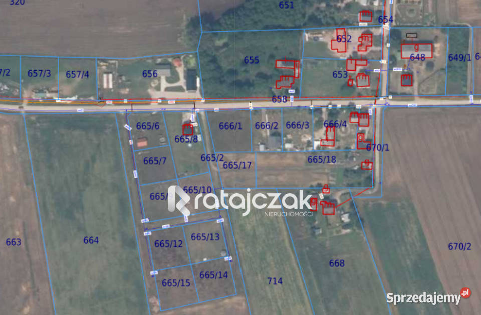 Sprzedaż działki Mieroszyno 1156m2